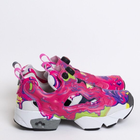 NEW Reebok Instapump Fury Ghostbusters Sneaker Pink Slime - Picture 2 of 16